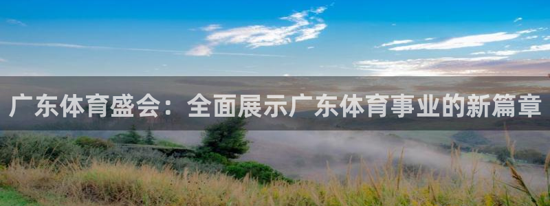 广东体育盛会：全面展示广东体育事业的新篇章