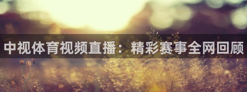 中视体育视频直播：精彩赛事全网回顾